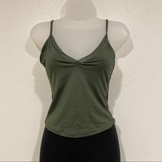 Size S Never Worn, New With Tags ** Top Rated Seller ** Same Day Shipping Or Next Day ** All Reasonable Offers Welcomed ** 10% Discounts Bundles ** New Listings Daily! Chic Stretch Green Camisole, Chic Green Stretch Camisole, Zara Summer Tops With Built-in Bra, Zara Tops With Built-in Bra For Summer, Zara Tops With Built-in Bra For Spring, Green Stretch Zara Tank Top, Zara Green Stretch Tank Top, Zara Stretch Cami Tank Top, Green Stretch V-neck Camisole