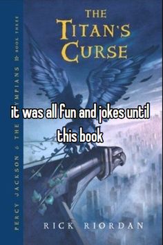 the titan's curse it was all fun and jokes until this book