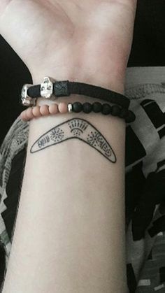 a person with a tattoo on their wrist