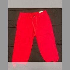 Arizona Jean Company Crops, Size 3, Never Worn, Magenta Smoke Free Home Spring Bermuda Cargo Pants, Cotton Capris With Pockets, Casual Cotton Short Capris, Casual Cotton Capris, Short Solid Cotton Capris, Casual Cotton Short-length Capris, Casual Short Length Cotton Capris, Casual Pink Knee-length Bottoms, Casual Cotton Capri Cargo Pants