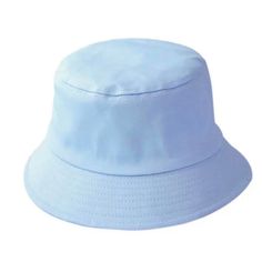 Blue Bucket Hat One Size Brand New Blue Bucket Hat, Style Bucket Hat, Round Hat, Mens Bucket Hats, Summer Sun Hat, Fishing Women, Women Leather Backpack, School Bags For Girls, Bag Boys