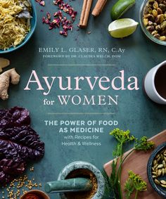 Eat to heal! This accessible Ayurveda book for women taps into the ancient wisdom and power of food as medicine with recipes, menus, and culinary remedies for dosha imbalances and common ailments. Practiced for over 5,000 years in India, Ayurveda is the health-care manual for balanced energy and finding relief from ailments that affect a woman's well-being. Certified Ayurveda practitioner Emily L. Glaser shares her knowledge of this holistic medicine in an accessible way--with guidance on how to Ayurveda Books, Food As Medicine, Ayurveda Recipes, Ayurvedic Healing, Coimbatore, Reykjavik, Everyday Food, Herbal Medicine