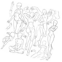 a line drawing of people standing and sitting