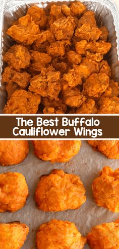 the best buffalo cauliflower wings recipe is easy to make and so tasty