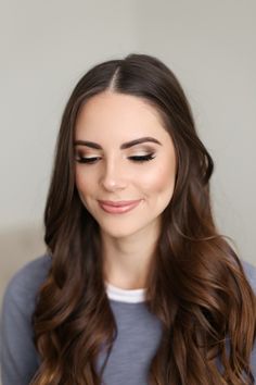 Bridal Makeup For Brown Eyes, Trucco Smokey Eye, Hairstyle Bridesmaid, Soft Bridal Makeup, Soft Wedding Makeup, Amazing Wedding Makeup, Eyeliner Tips, Wedding Makeup For Brown Eyes, Best Wedding Makeup