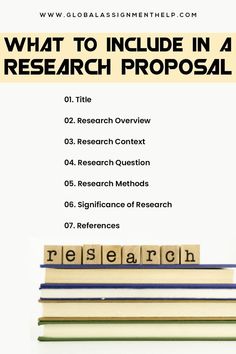 what to include in a research proposal