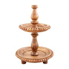 Mini Beaded Tiered Server Tiered Server, Serving Stand, Sweet Grace, Tiered Stand, Distressed Texture, Entertaining Essentials, Summer Tables, Wood Care, Sponge Holder