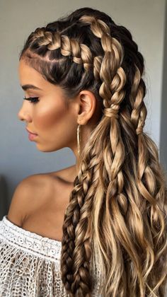 Effortless Jumbo Boho Braids for Busy Moms 👩‍👧 Teeth Nails, Braids Fishtail, Hair Up Do, Braided Dreadlocks, Hair Tips And Tricks, New Hair Styles, Awesome Hairstyles, Wedding Hair Inspiration