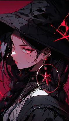 Anime Witch Female, Anime Witch Pfp, Witch Aesthetic Pfp, Anime Sorceress, Witch Anime Art, Alchemist Witch, Witch Anime, Dark Wizard