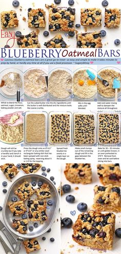 blueberry oatmeal bars recipe with pictures