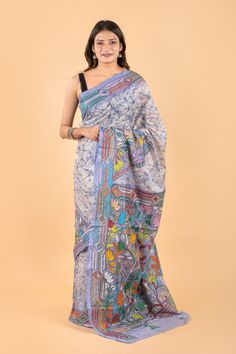 "Hand Embroidered reverse Kantha Stitch Saree with Blouse piece | Blended Bangalore Silk Saree | Kantha Hand Work / party wear saree | Party Wedding Wear l Blended Banglore Silk Saree  Wedding wear saree, party wear saree, Blended Banglore silk saree, hand embroidered saree, hand work saree. This is authentic hand embroidered Kantha Stitch Saree. The unique thread Kantha embroidery design is entirely handcrafted by our skilled artisans. The most significant aspect of hand embroidery is the runni Saree Hand Work, Kantha Stitch Saree, Stitch Saree, Saree Party, Kantha Embroidery, Party Wear Saree, Embroidered Saree, Green Hand, Kantha Stitch