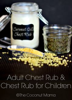 Adult Chest Rub & Chest Rub for Children Homemade Organic Skin Care, Anti Aging Homemade, Organic Skin Care Routine, Coconut Oil For Acne, Are Essential Oils Safe, Coconut Oil Skin Care, Medicine Chest, Coconut Oil Recipes