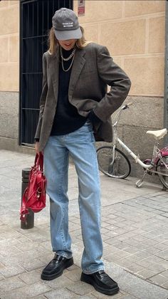 Business Casual Trendy, Oversized Jacket Outfit, Running Errands Outfit, City Outfits, Blazer Outfits, Outfit Inspo Fall, 가을 패션, Mode Inspo, Fall Fashion Outfits