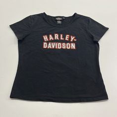 Get your order now: Harley-Davidson Women's Black Round Neck Short Sleeve Pullover T-Shirt Size XL Harley Davidson Women, Short Sleeve Pullover, Mens Shirt Dress, Classic Shirt, Upper Body, Special Event, Fashion Games, New Outfits, Tank Shirt