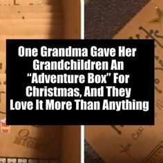 One loving grandmother came up with a great idea to spark her grandkids’ imaginations.#AmazonChristmasGifts #GiftIdeas #HolidayShopping #GiftsForHim #GiftsForHer #ChristmasPresents #GiftGuide #StockingStuffers #HolidaySeason Grandparent Traditions Cute Ideas, Grandma Adventure Box Ideas, Nana Gifts For Christmas, Grandchildren Sleepover Ideas, Grandkids Room At Grandmas Decor, Diy Photo Gifts For Grandparents, Family Gift Box Ideas, Family History Gifts, Christmas For Grandkids