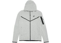 I just started following the Nike Sportswear Tech Fleece Full-Zip Hoodie Heather Grey/Black on StockX Nike Tech Fleece Jacket, Nike Tech Fleece Hoodie, Tech Fleece Hoodie, Nike Sportswear Tech Fleece, Nike Design, Nike Tech Fleece, Nike Sweater, Hoodie Material, Athleisure Fashion