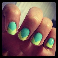 Easy Nail Designs for Beginners | simple nail design <3 Fun Nail Colors, Glamour Nails, Beauty Stuff, Nail Inspiration