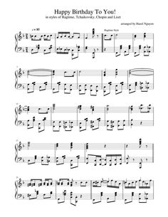 happy birthday to you sheet music