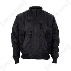 Premium Quality US Tactical Flight Jacket - Black - Men's Coat American Military All Sizes New, Mens Clothing Tactical Black Winter Outerwear, Tactical Long Sleeve Solid Outerwear, Black Tactical Winter Outerwear, Black Tactical Windproof Windbreaker, Tactical Black Windbreaker For Outdoor, Tactical Black Outdoor Windbreaker, Black Windproof Tactical Windbreaker, Black Military Style Outerwear For Outdoor, Tactical Black Long Sleeve Outerwear