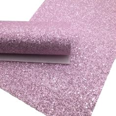 purple glitter fabric on white background