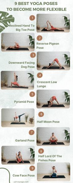 Yoga For Fexibility, Yoga Poses For Fexibility, Yoga To get Flexible, Flexibility Yoga Poses Become More Flexible, Best Yoga Poses, More Flexible, Sedentary Lifestyle, Yoga For Flexibility