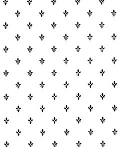 a black and white pattern with small leaves on the bottom, which are drawn in two different ways