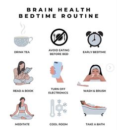 Calming Bedtime Routine, Brain Memory, Relaxation Techniques, Improve Sleep Quality, Healthy Lifestyle Inspiration, Improve Sleep