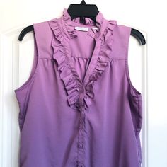 Dress Blouse Tank Spring Sleeveless Blouse, Fitted Sleeveless Blouse For Spring, Purple Sleeveless Blouse For Spring, Sleeveless Spring Shirt For Day Out, Dress Blouse, Blouse Dress, Shirt Color, Colorful Shirts, Womens Sizes