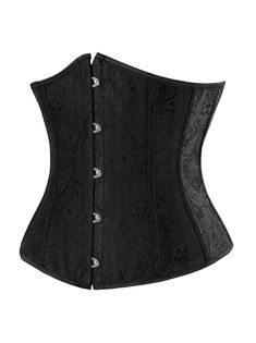 Those who are looking for a subtler but very effective piece can enjoy this unique corset. On the front, it has buckles that look vintage, while on the back, it is entirely laced up. The top of the corset has retro brocade details and it can be styled pretty well with some other sexy mesh piece.? 
 
Material:Spandex 82% Nylon 18% 
Color:BLACK 
Size:S-2XL 
Sku:COR020 
 
Please check the size chart of the last image. Leather Bustier Corset, Unique Corset, Cincher Corset, Corset Vest, Leather Bustier, Steampunk Corset, Steel Boned Corsets, Leather Halter, Waist Training Corset