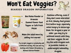 an info sheet describing how to eat veggies and what they are good for