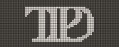 an image of the letter d made out of pixels