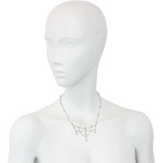 For Sale on 1stDibs - An Edwardian knife edge festoon necklace comprised of collet-set diamonds and pearls, in platinum. Atw 0.77 ct. Elegant Platinum Necklace With Rose Cut Diamonds, Elegant Necklace With Rose Cut Diamonds In Platinum, Festoon Necklace, Diamonds And Pearls, Pearl Diamond, Drop Necklace, Platinum, Diamonds, For Sale