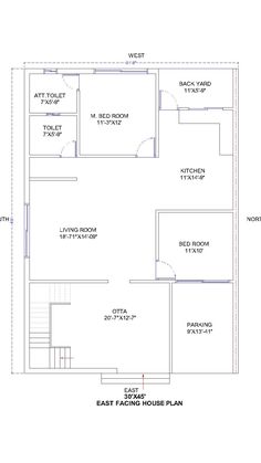 the floor plan for a two bedroom house