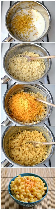 the steps to make macaroni and cheese casserole