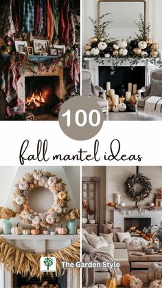 the top 100 fall mantle ideas