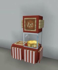 an image of a box with food in it that is made out of lego blocks