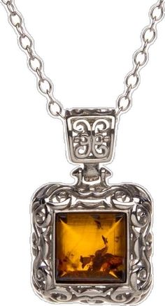 Polish Art, Cabochon Pendant, Art Center, Sterling Silver Necklace, Antique Style, Sterling Silver Necklaces, Amber, Honey, Silver Necklace