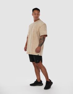 Stand out with our sleek oversized t-shirts, crafted from durable, 100% pre-shrunk cotton. Its acid-washed finish adds a vintage flair, while the roomy fit offers ultimate comfort and freedom of movement. A perfect fusion of style and functionality, this muscle shirt is a must-have for those who value both aesthetics and practicality. Model: Kyle's chest is 48.5 inches, and his height is 5'9 he wears 2XL. Why our customers love these men's shirts? Acid-washed fabric The dyeing and washing process gives each piece its own unique color finish, which means your item may have slight variations in its shade. Oversized & baggy fit Ideal for gym, lounging and everyday wear 100% premium cotton (won't show sweat. Dries fast) Comes with our sustainable 100% compostable packaging Whether you're hitti Oversized Acid Wash Urban T-shirt, Oversized Acid Wash T-shirt For Everyday, Distressed Short Sleeve T-shirt For Loungewear, Acid Wash Oversized Short Sleeve T-shirt, Relaxed Fit Bleached Tops For Streetwear, Casual Oversized Bleached T-shirt, Oversized Bleached Casual T-shirt, Acid Wash Short Sleeve T-shirt For Loungewear, Relaxed Fit Bleached T-shirt For Streetwear