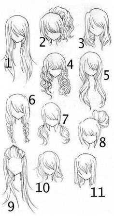 how to draw anime hair step by step with pictures for beginners and advanced students