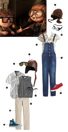 an image of some clothes and accessories for children to wear in the movie wreckin't