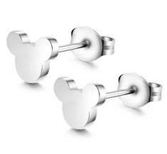 PRICES MAY VARY. High Quality Material: cute and small mouse stud earrings are Made of high-quality 316L Stainless Steel, very good quality, human-friendly materials, hypoallergenic earrings, suitable for sensitive ears, high-quality and lightweight. Mouse Head Dimension: 6 MM (0.23 inch) x 8 MM (0.31 inch). Button Style Studs. Tiny and Delicate. you can match different styles The outfits that you wear will make your style more diversified and creative, full of wireless possibilities. Any Occasi Kid Earrings, Silhouette Earring, Mouse Silhouette, Womens Earrings Studs, Button Style, Kids Earrings, Women Earrings, Earrings Studs, Hypoallergenic Earrings