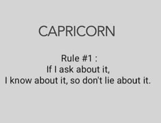 the words capricorn written in black and white on a gray background with an image of