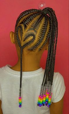 Easy Little Girl Hairstyles, Cute Hairstyles For Kids, Toddler Hairstyles Girl, Black Kids Hairstyles, Baby Girl Hair, Quick Braided Hairstyles