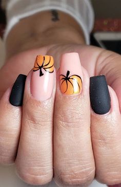 Holloween Nails, Unghie Nail Art, Halloween Acrylic Nails