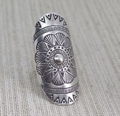 Sun Solar, Handmade Silver Jewellery, Long Ring, Indie Jewelry, Bold Rings, Large Ring, Amazon Handmade, Fabulous Jewelry, Etsy Jewelry