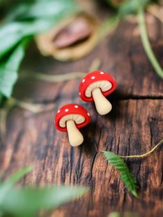 MUSHROOM MADNESS Stud EarringsPink tiful of LOVE Fun Mushroom Design Jewelry For Gifts, Unique Mushroom Design Earrings For Gift, Cute Handmade Mushroom Earrings, Handmade Cute Mushroom Earrings, Mushroom Designs, Cute Handmade Mushroom-shaped Earrings, Cute Mushroom-shaped Earrings For Gifts, Nickel-free Mushroom-shaped Earrings For Gifts, Nature-inspired Dangle Earrings With Mushroom Design