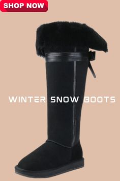 Stride through winter in style with our Long Casual Winter Snow Boots! Designed for both fashion and function, these boots keep you cozy and chic all season long. Embrace winter with confidence! ❄️ #WinterSnowBoots #LongBoots #WinterFashion #MemorialDaySale #USA #ChicAndCozy #ColdWeatherGear #FootwearEssentials #MemorialDayDeals #ShopNow #WinterWardrobe #Fashionista #StayStylish Weatherproof Round Toe Boots For Cold Weather, Winter Insulated Boots For Cold Weather, Winter Boots For Cold Weather With Round Toe, Insulated Winter Boots For Cold Weather, Insulated Boots For Cold Weather And Winter, Insulated Leather Winter Boots, Waterproof Boots With Round Toe For Cold Weather, Waterproof Round Toe Boots For Winter Sports, Waterproof Round Toe Boots For Cold Weather