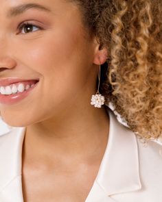 Lightweight, playful, and goes with everything. Set your style into swing with earrings you'll wear throughout seasons and trends. Susan Shaw, Pearl Cluster, 24kt Gold, Threader Earrings, Cultured Pearls, Party Gifts, Elegant Style, Freshwater Pearls, Your Style