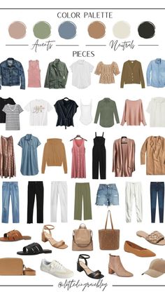 Spring Summer Capsule 2023, Use Less Capsule Wardrobe, Timeless Capsule Wardrobe Summer, Boho Casual Capsule Wardrobe, Mom Spring Capsule Wardrobe 2024, Fashion Capsule Wardrobe 2023, Olive Green Pink And Black Outfit, 4 X 4 Wardrobe Capsule, Spring Minimalist Capsule Wardrobe