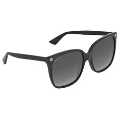 Gucci Sunglasses. Series number: GG0022S. Color code: 001. Shape: Cat Eye. Lens Width: 57 mm. Lens Bridge: 18 mm. Arm Length: 140 mm. 100% UV Protection. Non-Polarized. Frame Material: Acetate. Frame Color: Black. Lenses Type: Grey Gradient. Rim Style: Full-Rim. UPC/EAN code: 889652048123. Gucci Grey Gradient Cat Eye Ladies Sunglasses GG0022S 001 57.Manufacturers Packaging Included. Packaging Size And Color May Vary. Gucci Cat Eye Sunglasses With Uv Protection, Gucci Cat Eye Sunglasses With Polarized Lenses, Casual Gucci Square Frame Sunglasses, Gucci Sunglasses With Uv Protection And Glass Material, Gucci Cat Eye Sunglasses With Glass Lenses, Gucci Sunglasses With Uv Protection, Gucci Sunglasses With Gradient Lenses, Gucci Casual Cat Eye Sunglasses With Mirrored Lenses, Gucci Glass Sunglasses For The Beach